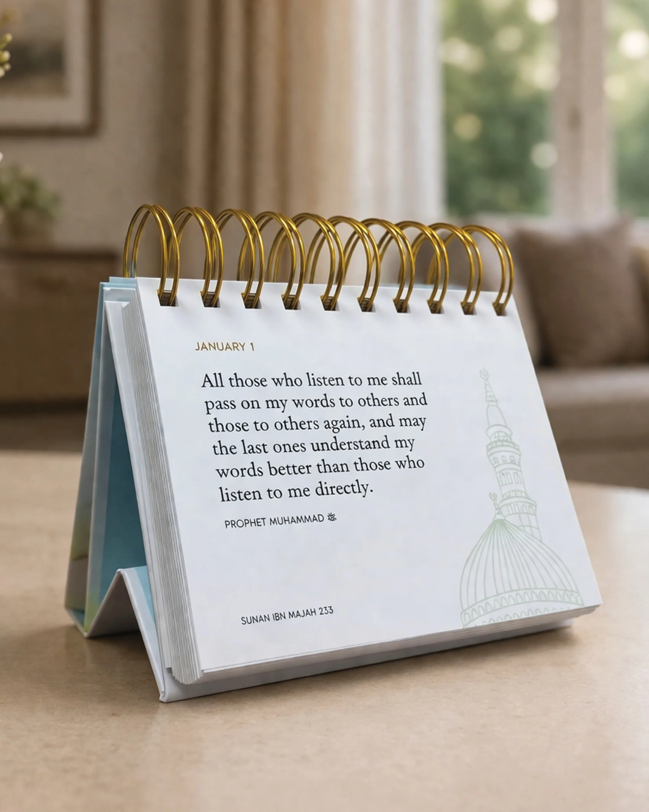 Sayings of the Prophet Muhammad Calendar - English edition - Image 4
